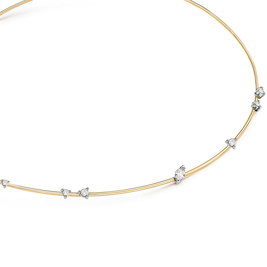 Collana 'Balance' in oro giallo BALANCE | CL GIRAU18G MQ CT.0,38